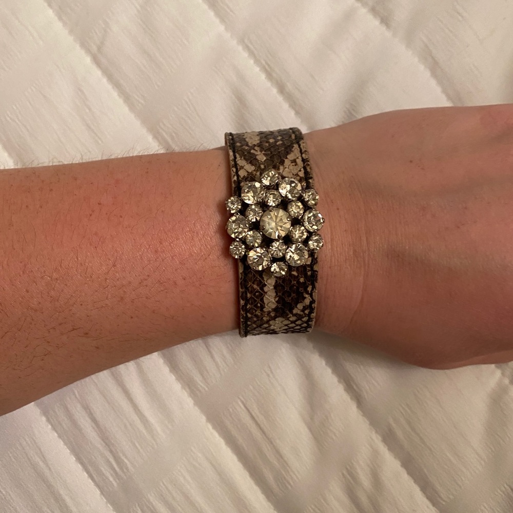 Snake Leather Cuff